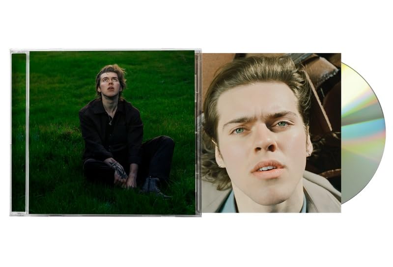 CD case showing a man in a field and a close-up portrait with disc.