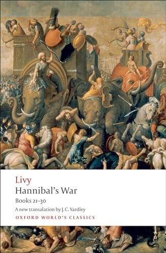Book cover depicting a chaotic ancient battle scene with elephants and soldiers.