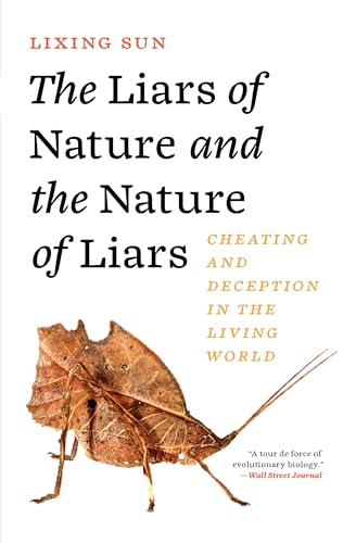 Book cover: "The Liars of Nature," featuring a leaf disguised as an insect.