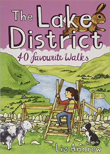 Book cover showing a girl climbing a stile in the Lake District with animals.
