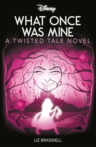 Book cover featuring Rapunzel with long hair and a castle silhouette.