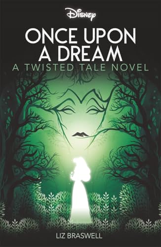 Book cover: Silhouette of Maleficent and Aurora in a dark forest.