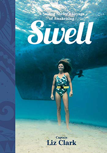 Book cover featuring a woman standing underwater with a sailboat above.