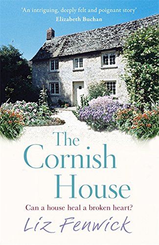 Book cover showing a stone cottage with a garden and the title The Cornish House.