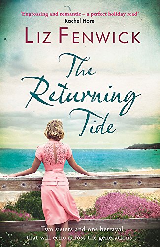Book cover: woman facing ocean, titled “The Returning Tide” by Liz Fenwick.
