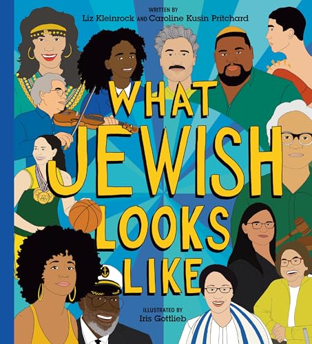 Book cover: diverse group portrait with title "What Jewish Looks Like".