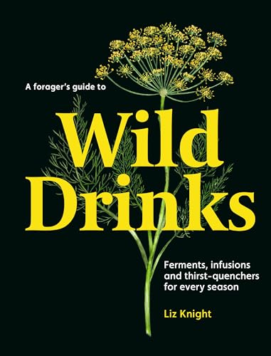 Book cover with yellow text on black background featuring a dill plant illustration.