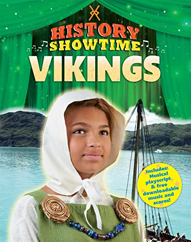 Book cover: "History Showtime: Vikings" with a young person in costume.