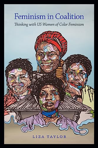 Book cover featuring colorful portraits of four women, title "Feminism in Coalition.