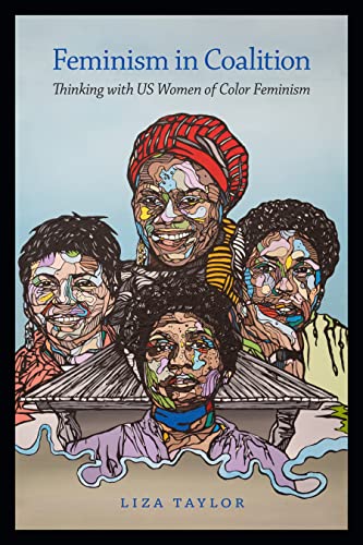 Book cover: “Feminism in Coalition” with colorful portraits of four women.
