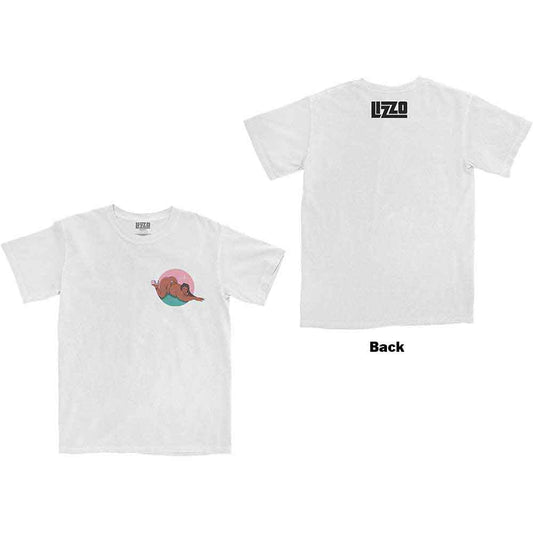Black unisex t-shirt featuring a large graphic print on the back.