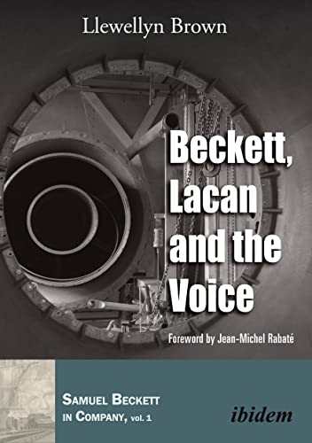 Book cover: "Beckett, Lacan and the Voice" with mechanical imagery.