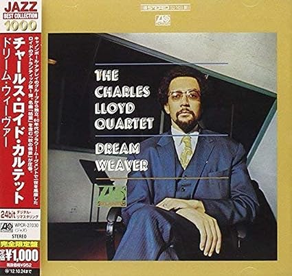 Vinyl record cover featuring Charles Lloyd, a portrait of a man with glasses.