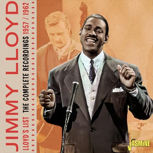 CD cover featuring portraits of Jimmy Lloyd, a singer, from 1957-1962.