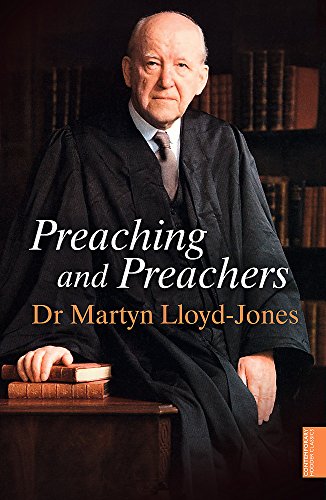 Book cover featuring Dr. Martyn Lloyd-Jones in a black robe against a library background.
