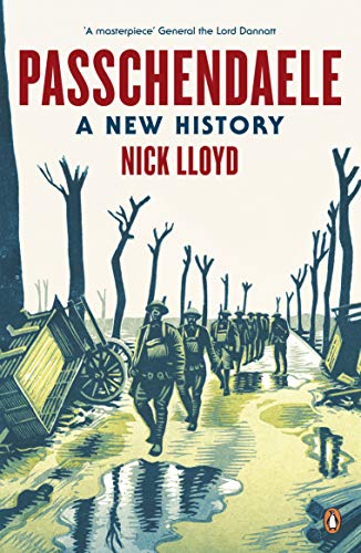 Book cover depicting soldiers walking through a muddy, war-torn landscape.