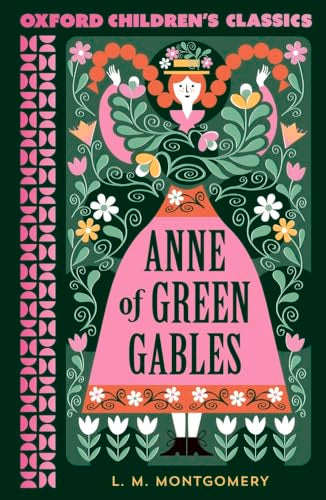 Cover of "Anne of Green Gables" featuring a red-haired girl in a pink dress.