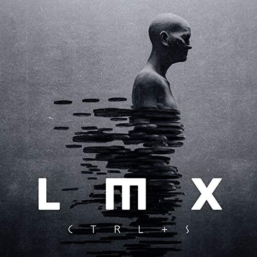 CD cover with a bust dissolving into digital glitch effects.