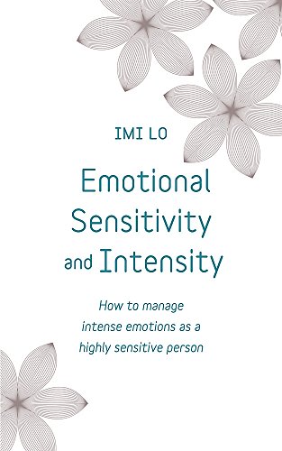 Book cover with floral design, titled “Emotional Sensitivity and Intensity.”