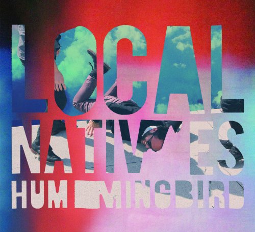 CD cover for Local Natives’ “Hummingbird” with figures under a sky.