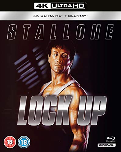 Sylvester Stallone on "Lock Up" 4K Ultra HD Blu-ray cover.