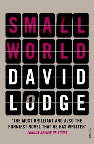 Book cover for "Small World" by David Lodge, with bold, block lettering.