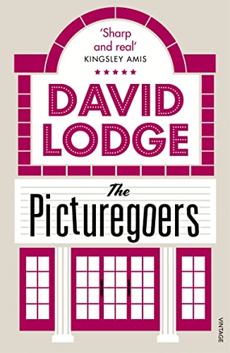 Book cover for “The Picturegoers” by David Lodge, featuring a cinema facade.