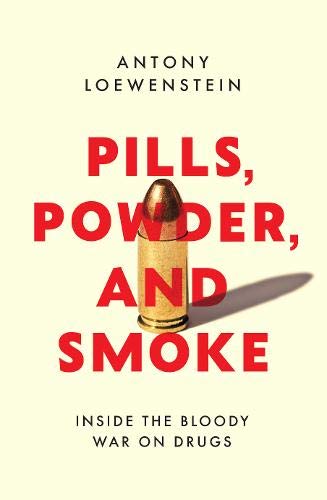 Book cover with a single bullet standing upright against a cream background.