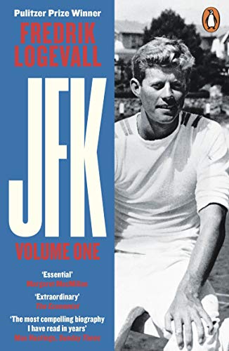Book cover featuring a young John F. Kennedy in a white shirt.