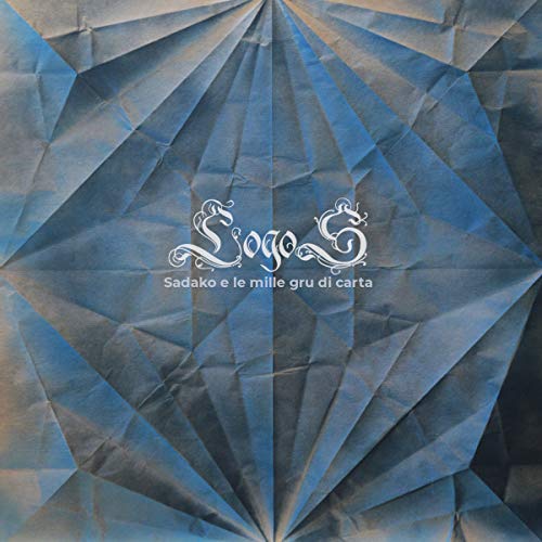 CD cover with folded paper design and ornate “Logos” lettering.
