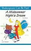 Book cover: "A Midsummer Night's Dream for Kids" with fairy illustration.