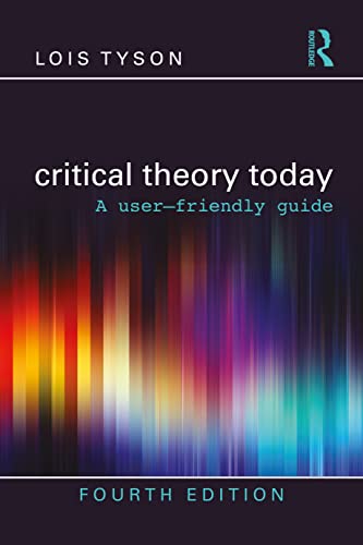 Book cover: “Critical Theory Today” fourth edition, with colorful abstract lines.