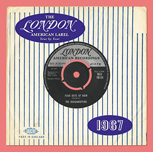 1967 London American Label CD cover with a blue and white striped background.