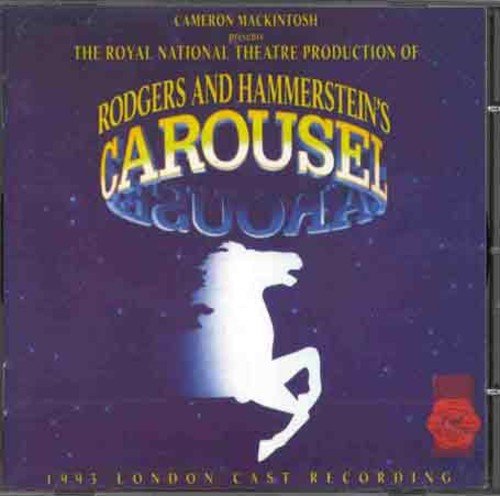 "CD cover with a carousel horse against a starry night sky background."