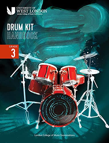 Drum kit handbook cover, Grade 3, London College of Music.