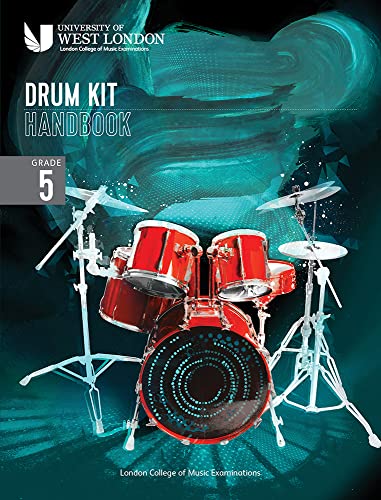 Drum Kit Handbook Grade 5 cover with drum set illustration.
