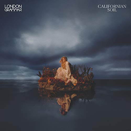 Album cover for London Grammar’s “Californian Soil” featuring a woman in a landscape.