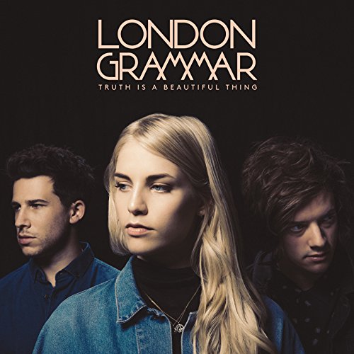 London Grammar album cover featuring three people with neutral expressions.