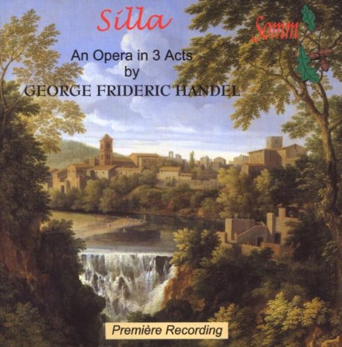 CD cover featuring a serene landscape with a waterfall and village under a blue sky.