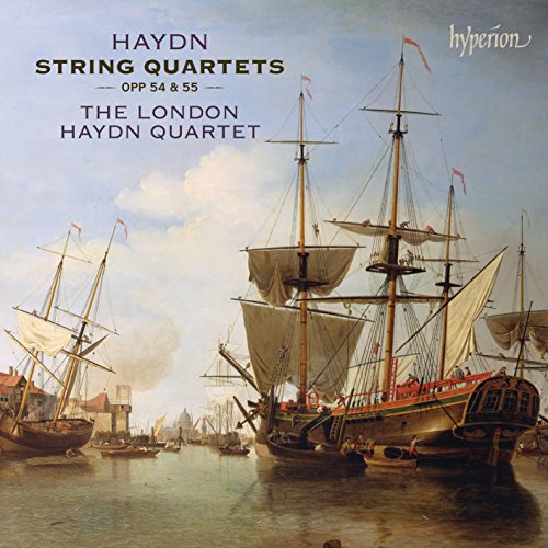 CD cover featuring a painting of sailing ships in a harbor with text overlay.