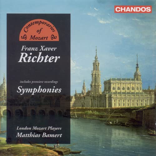 CD cover: classical building scene, text listing composers and performers.