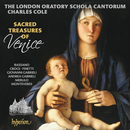CD cover: Madonna and Child painting, Venice sacred music album.