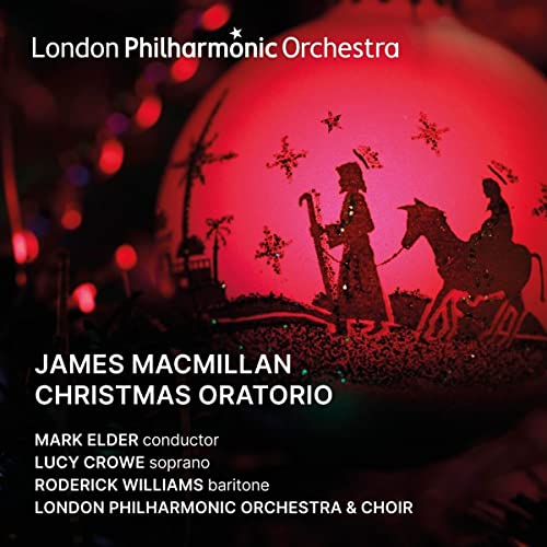CD cover for James Macmillan’s Christmas Oratorio, featuring silhouetted figures.