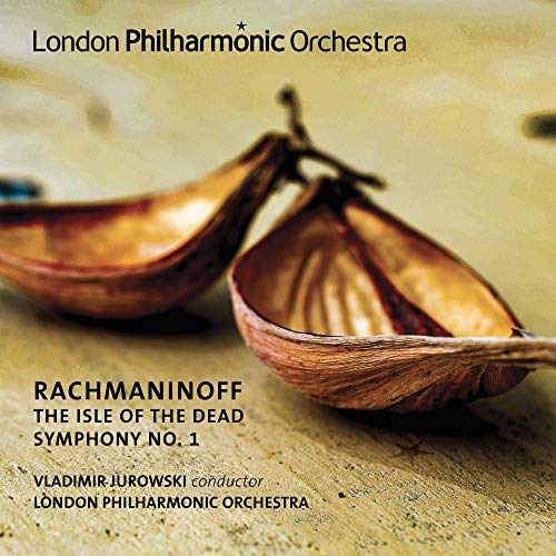 CD cover featuring dried seed pods and text: Rachmaninoff, Isle of the Dead.