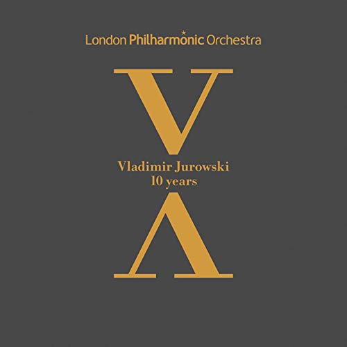 CD cover: gold geometric "V" and text for Vladimir Jurowski and orchestra.