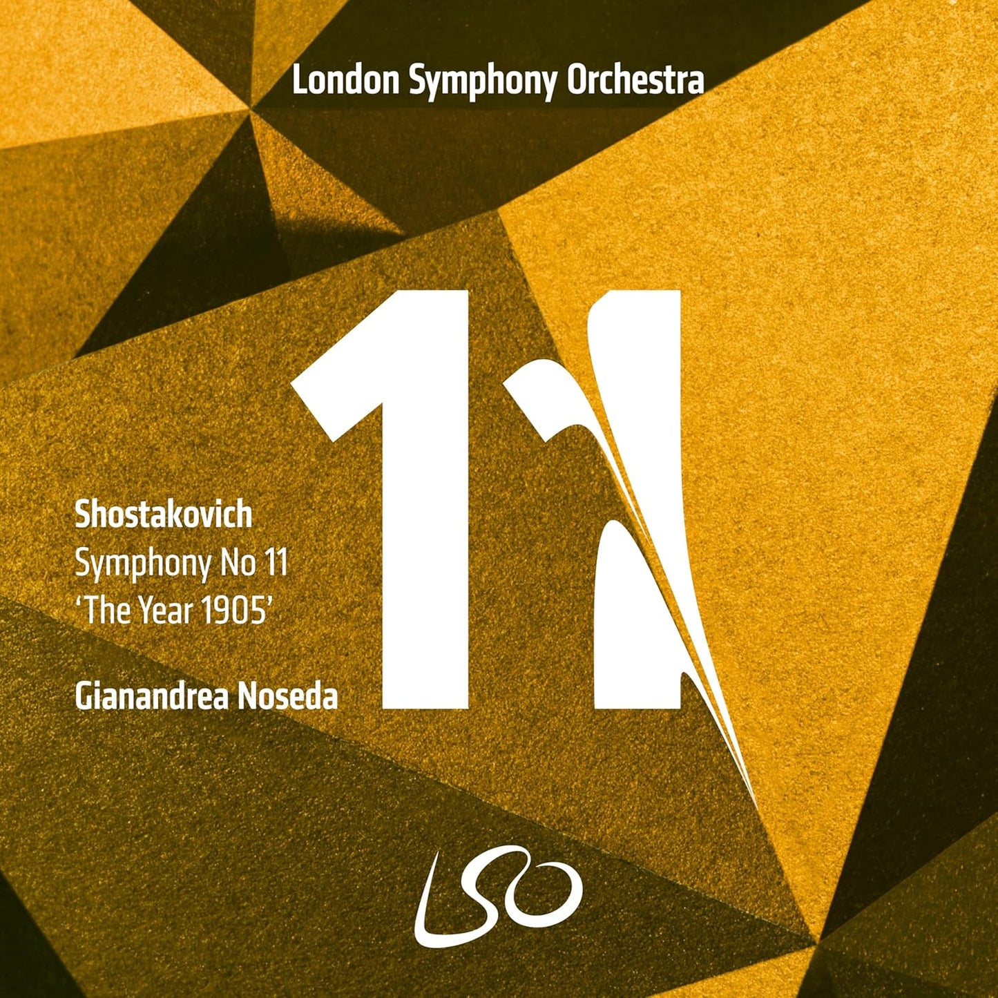 CD cover for Shostakovich's Symphony No. 11 by the London Symphony Orchestra.