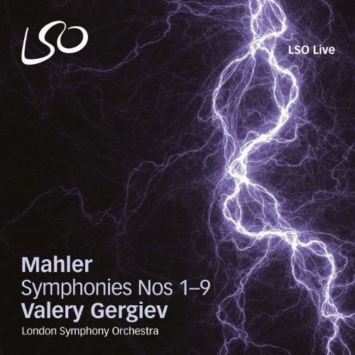 CD cover for Mahler symphonies by Gergiev and the London Symphony Orchestra.