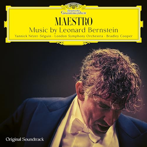AlbumSHC album cover featuring Bradley Cooper as a conductor under a yellow banner.