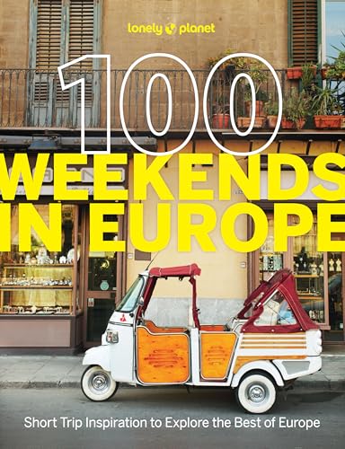 Lonely Planet travel book cover featuring a small orange and white vehicle.