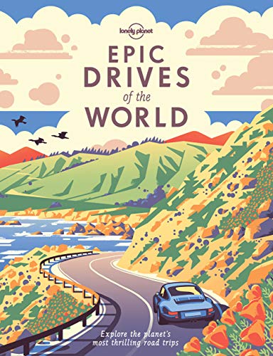 Book cover depicting a winding coastal road with a blue car.